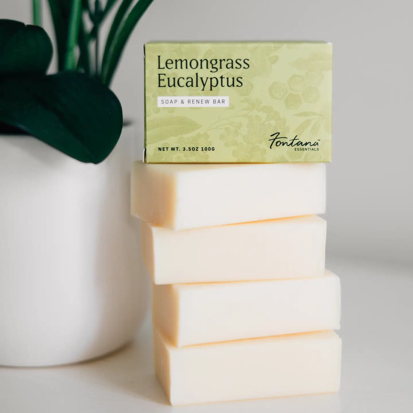 Lemongrass Eucalyptus Natural Essential Oil Bar Soap