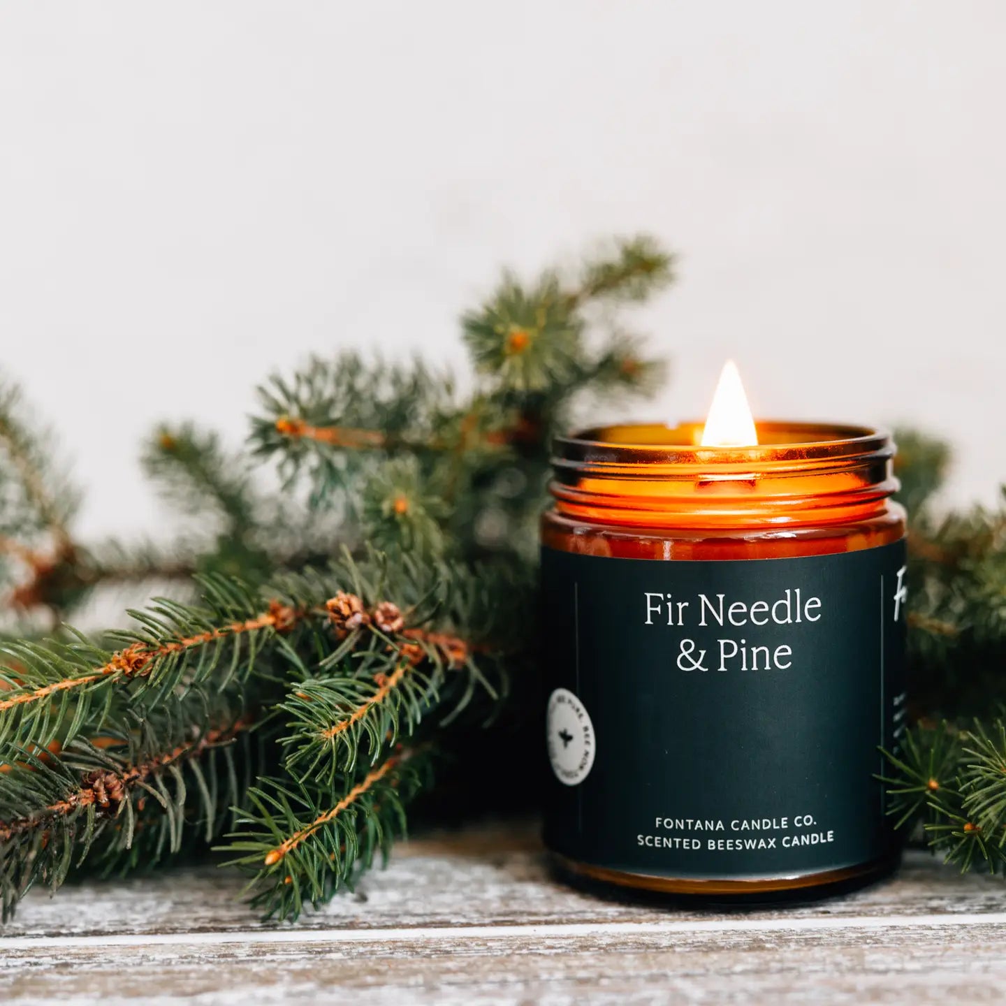 Fir Needle & Pine Essential Oil Jar Candle