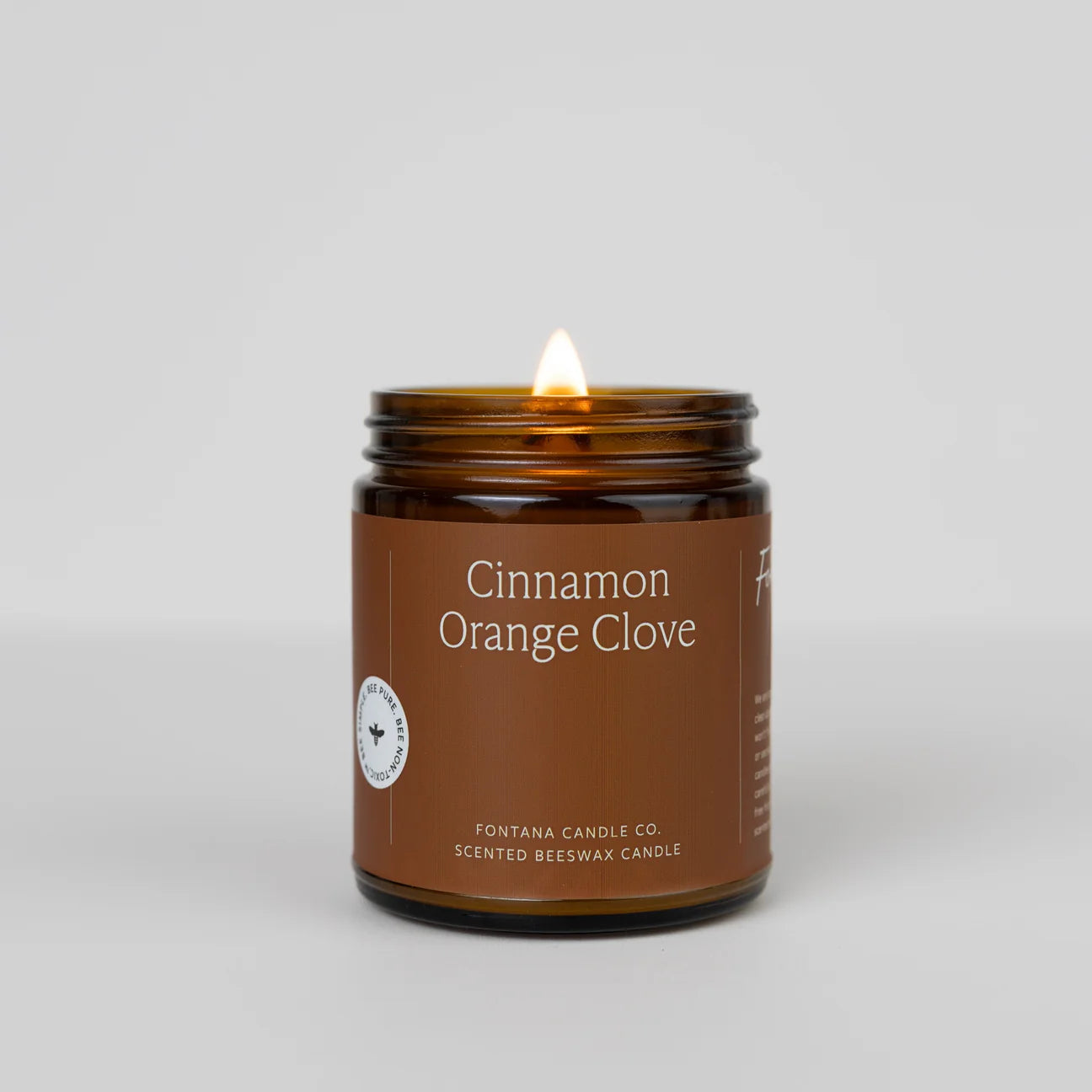 Cinnamon Clove Essential Oil Beeswax Jar Candle