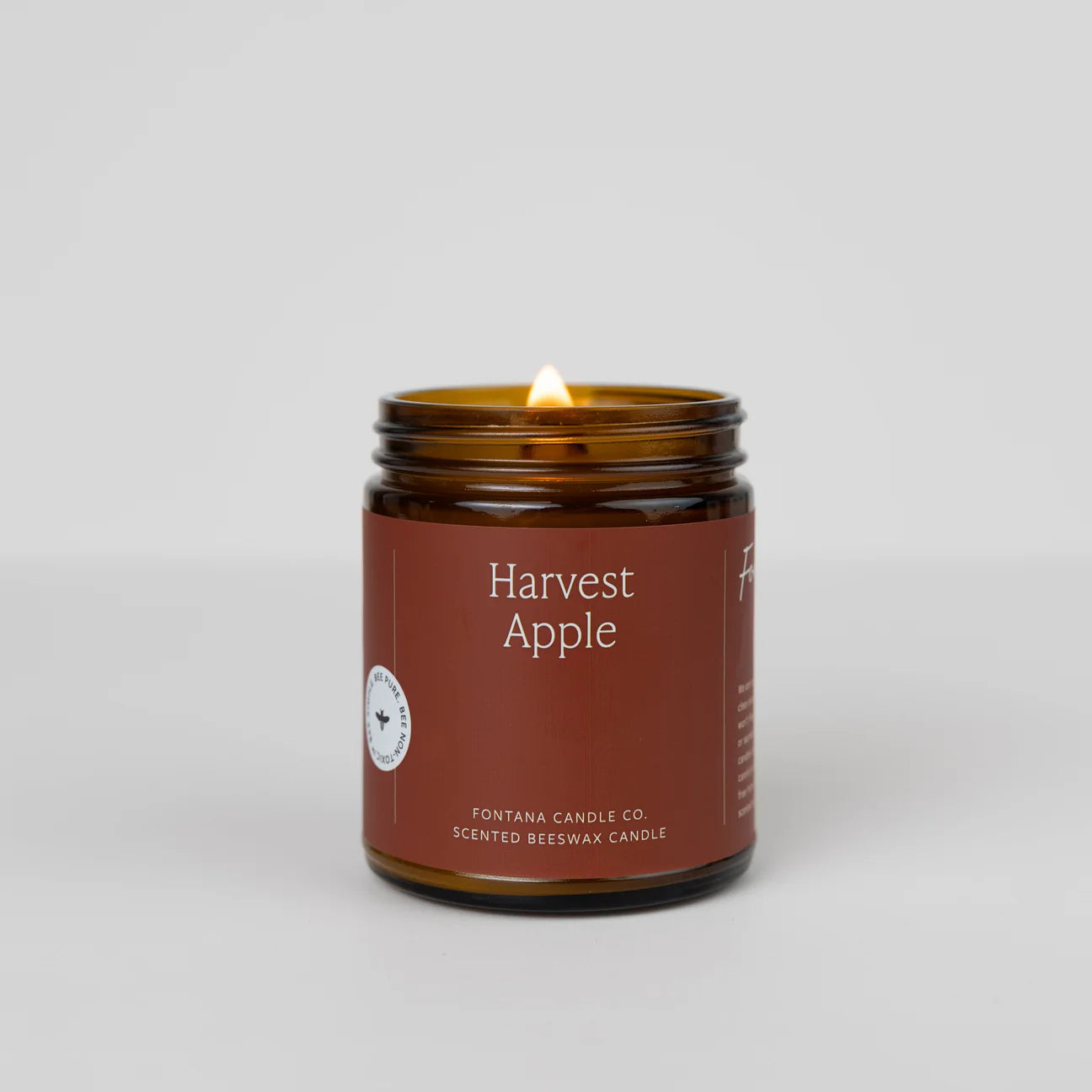 Harvest Apple Essential Oil Beeswax Jar Candle
