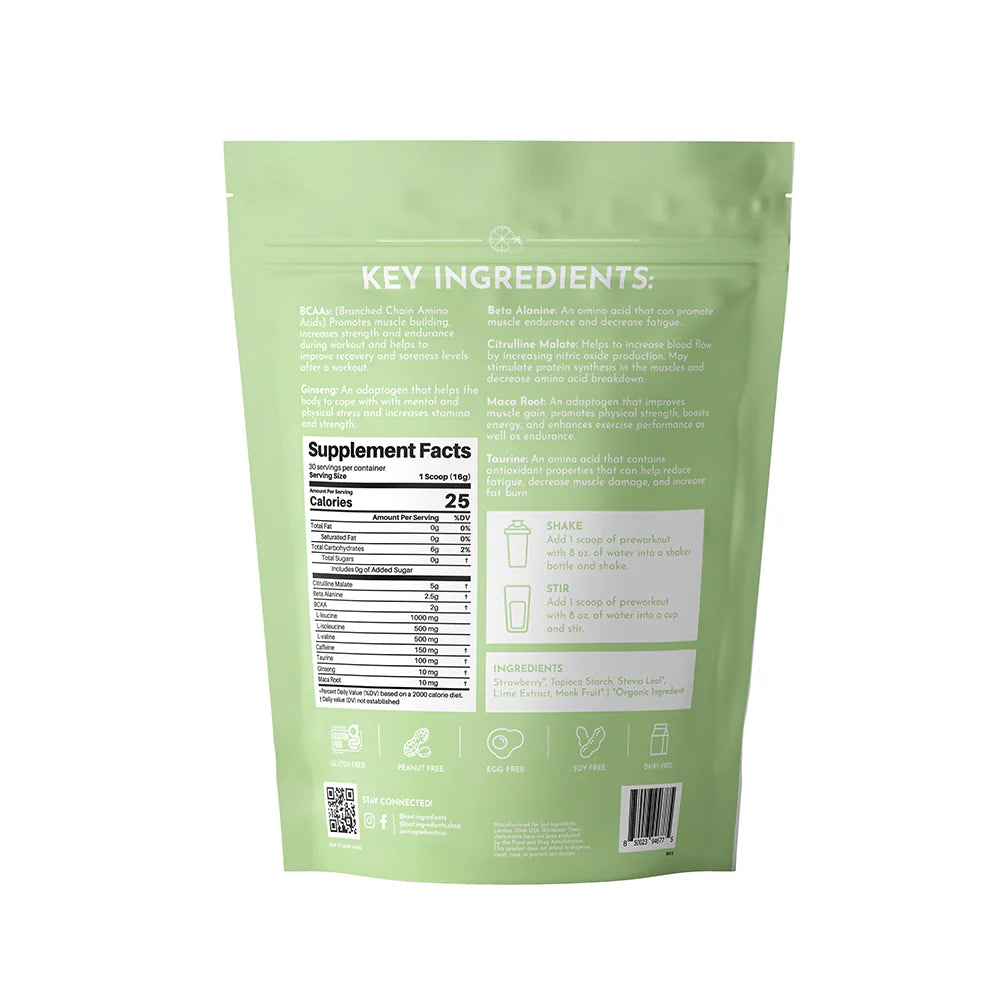 Strawberry Limeade Pre-Workout