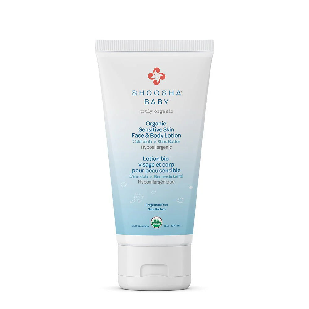 Sensitive Skin Organic Face & Body Lotion: Fragrance free