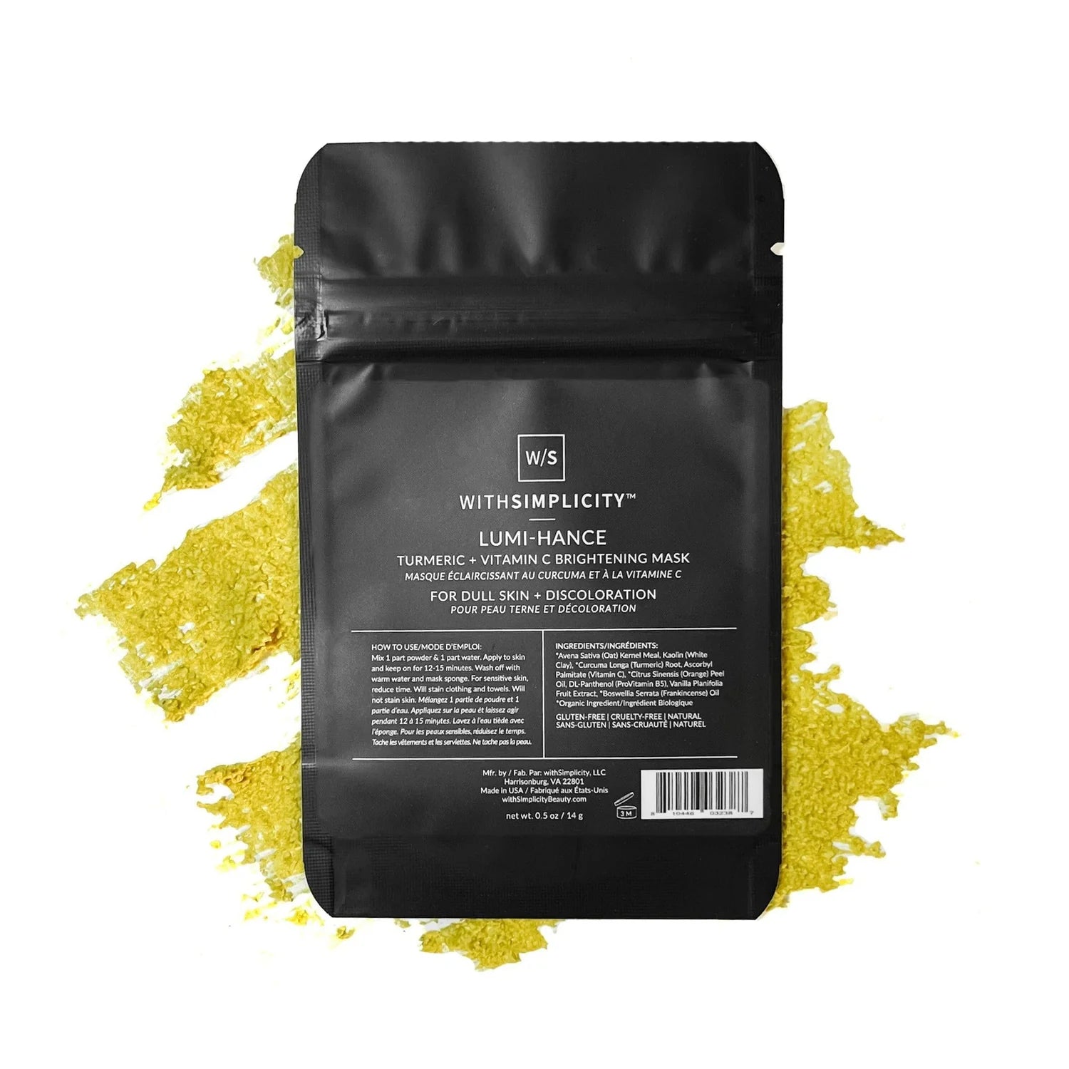 Lumi-Hance | Clean Turmeric & Vitamin C Brightening Mask