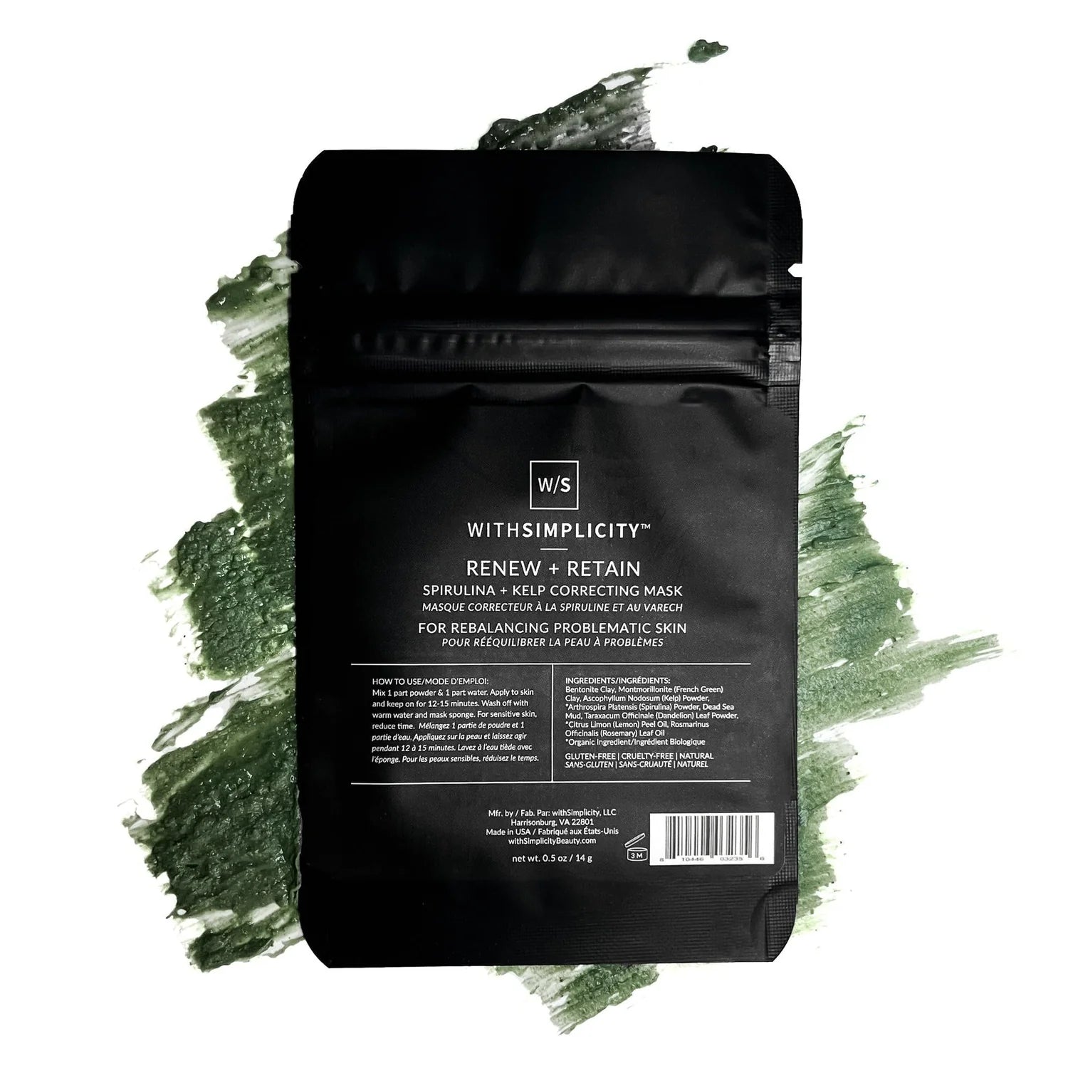 Renew & Retain | Spirulina & Kelp Correcting Mask