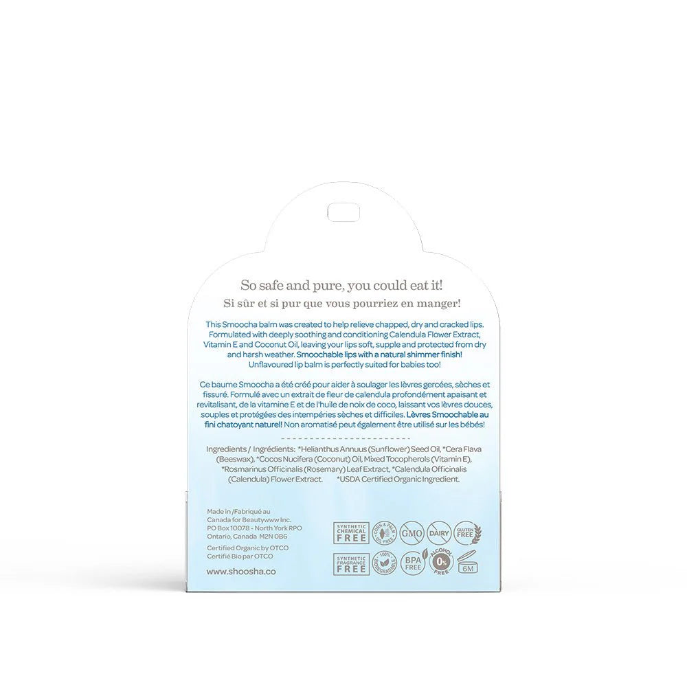 Smoocha Organic Lip Balm (unflavoured)