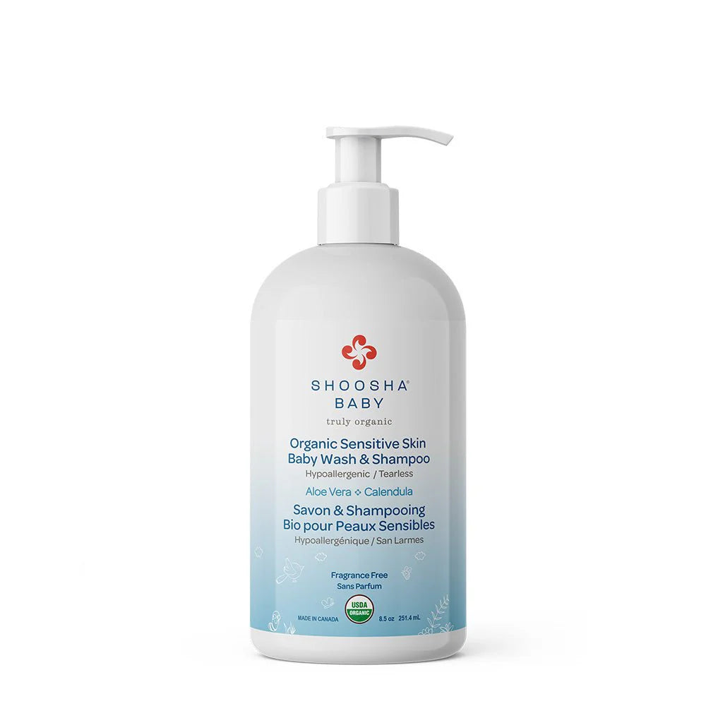 Sensitive Skin Organic Wash & Shampoo: Fragrance free