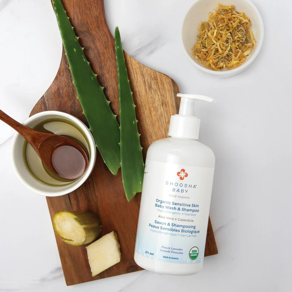 Sensitive Skin Organic Wash & Shampoo: French Lavender