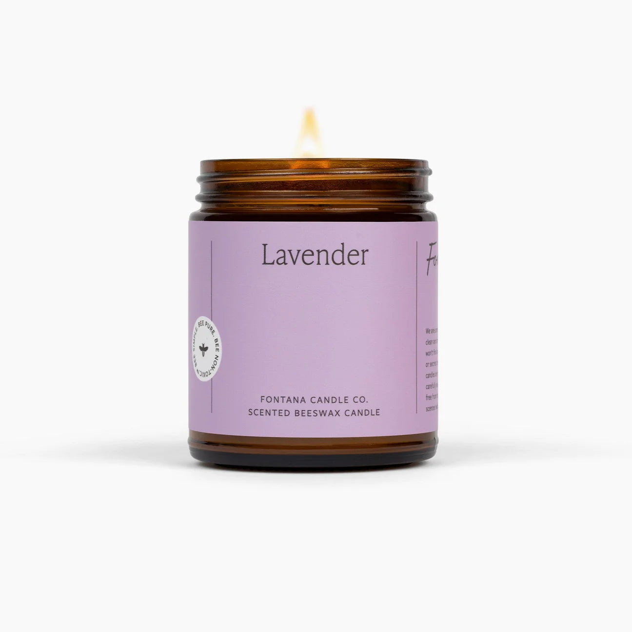 Lavender Natural Essential Oil Candle