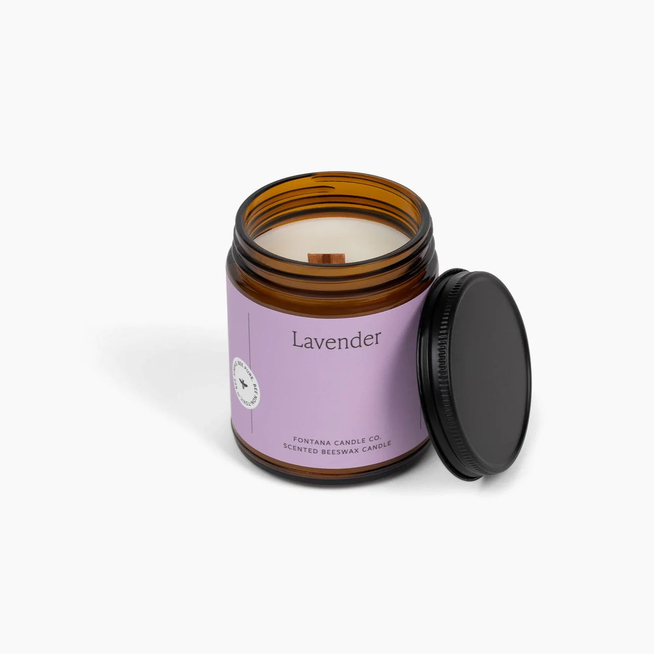 Lavender Natural Essential Oil Candle